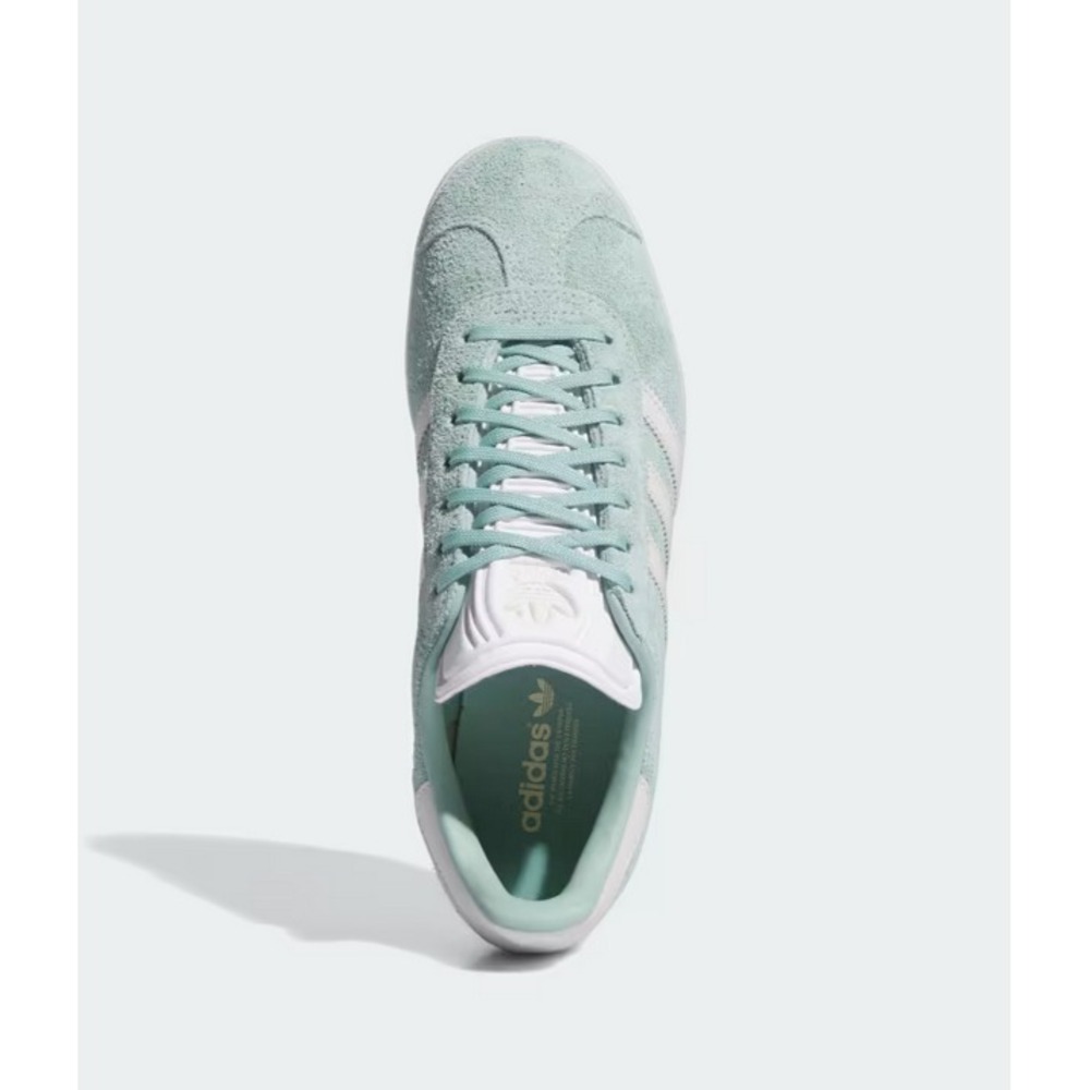 Adidas Gazelle Women's Size 6 Athletic Shoes Green OFF White Sneakers IG4393 - Picture 9 of 9